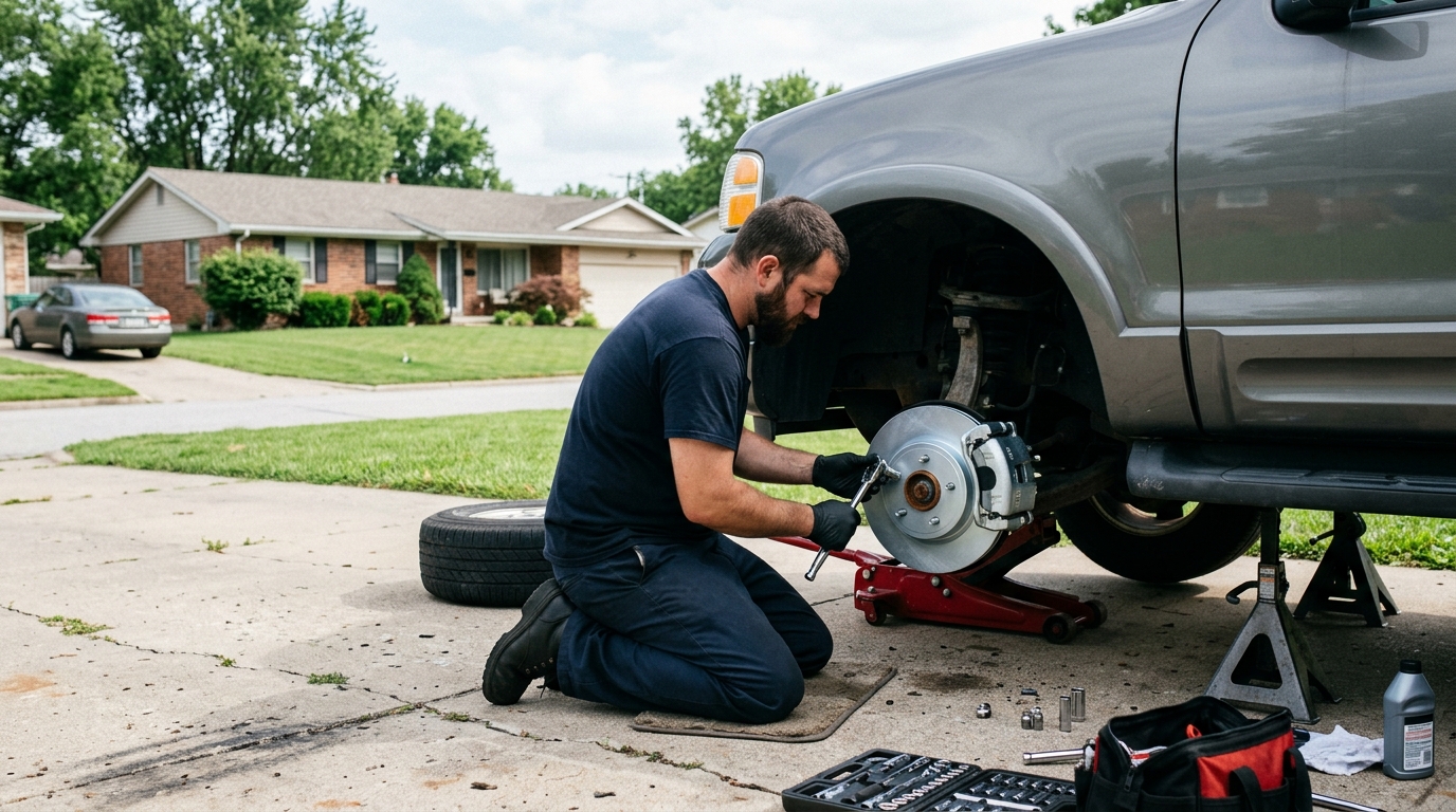 On-Site Mobile Brake Pad & Rotor Repair in Springfield, MO on-site in Springfield MO