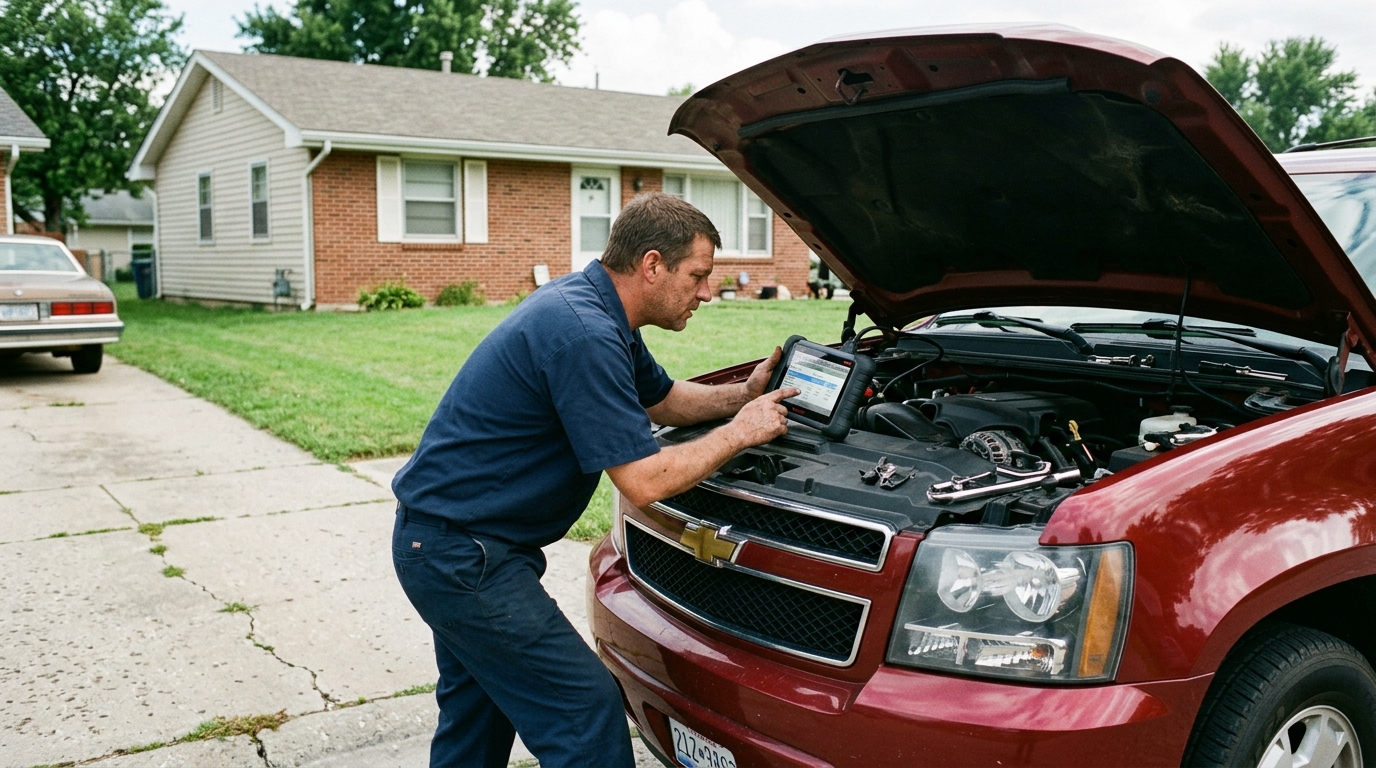 Mobile Computer Check Engine Light Diagnostics in Springfield, MO on-site in Springfield MO